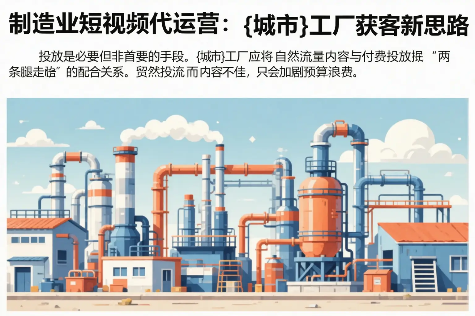 制造业短视频代运营：贡山工厂获客新思路